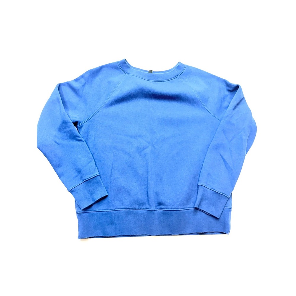 BANANA REPUBLIC Womens Medium Royal Blue Long Sleeve Crewneck Sweatshirt W8